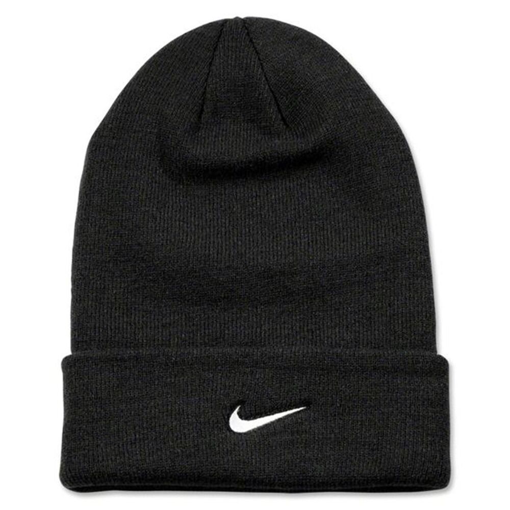 Nike Stock Cuffed Knit Beanie Adult Unisex Black New